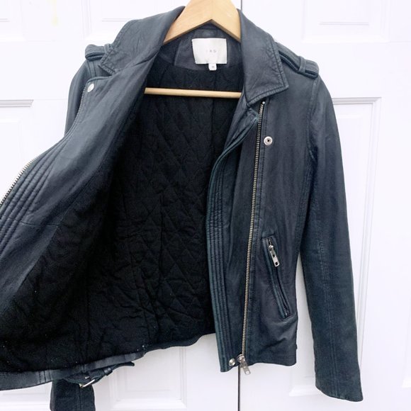 IRO Han Lamb Leather Jacket - Picture 7 of 11